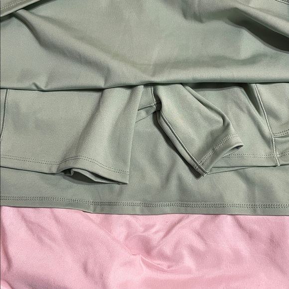 Madewell 2.0 MWL Flex Fitness Dress NWOT Mint Green Size Med Strappy Criss Cross - Picture 10 of 11